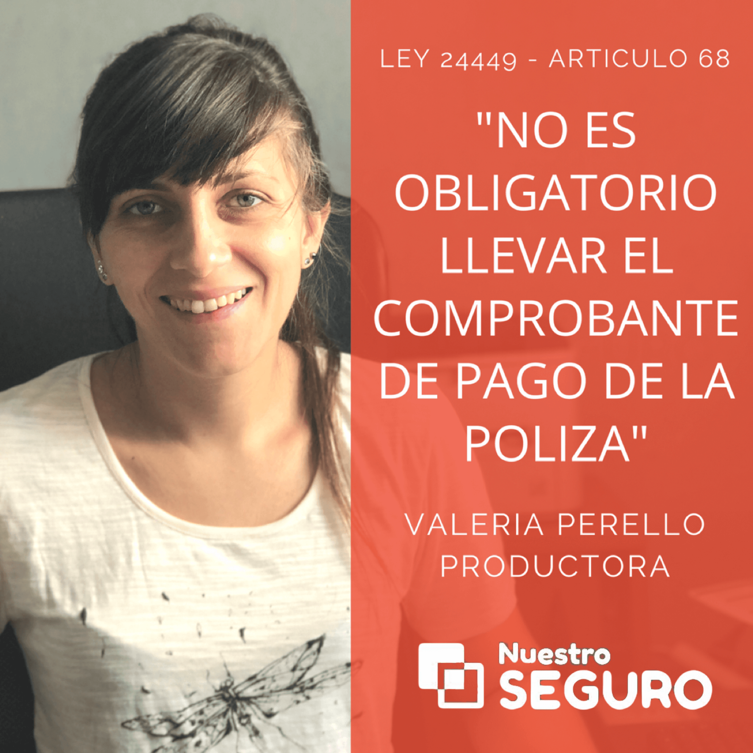 Valeria Perello, productora asesora de seguros de Nuestro Seguro