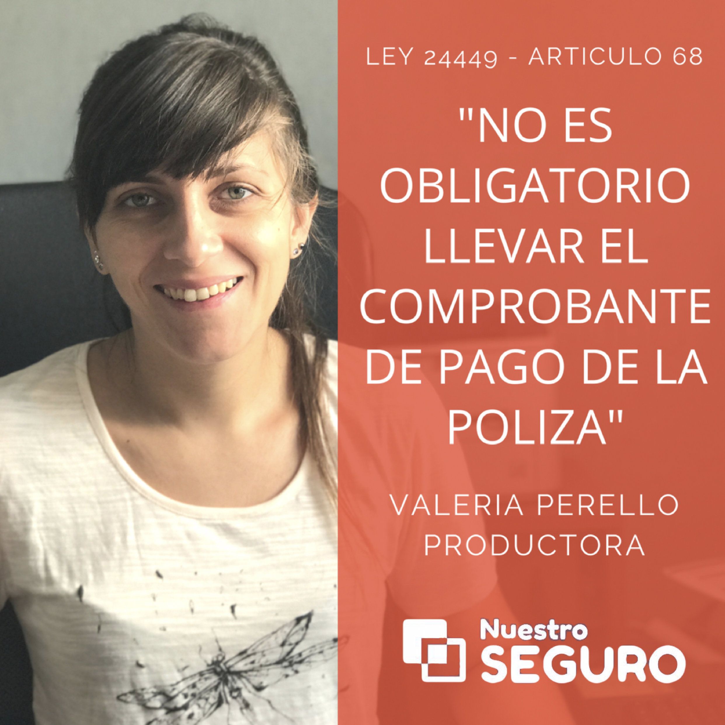 Valeria Perello, productora asesora de seguros de Nuestro Seguro